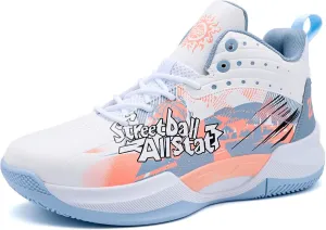 Men's Basketball Shoes Lightweight Breathable Non-Slip Outdoor Courts Training