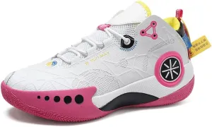 Mens Basketball Shoes Lightweight Breathable Non Slip Outdoor High Top Sneakers Cushioning Workout Boots for Fitness Streetball Shoe Sports Shoe for Running Walking