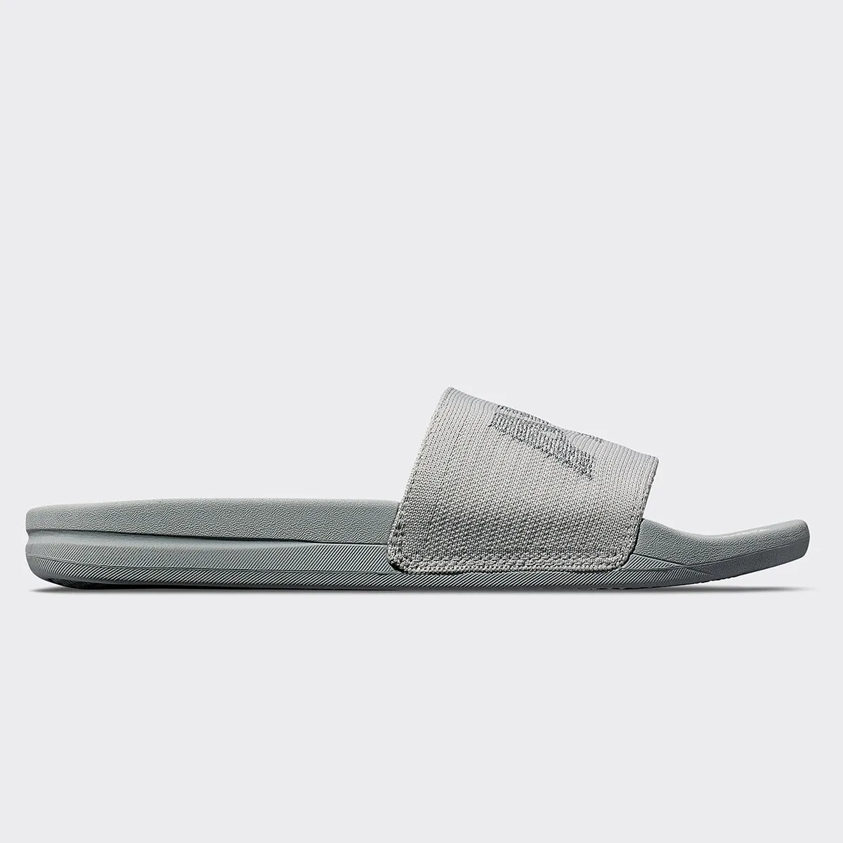 Men's | Big Logo TechLoom Slide | Steel Grey / Reflective Silver