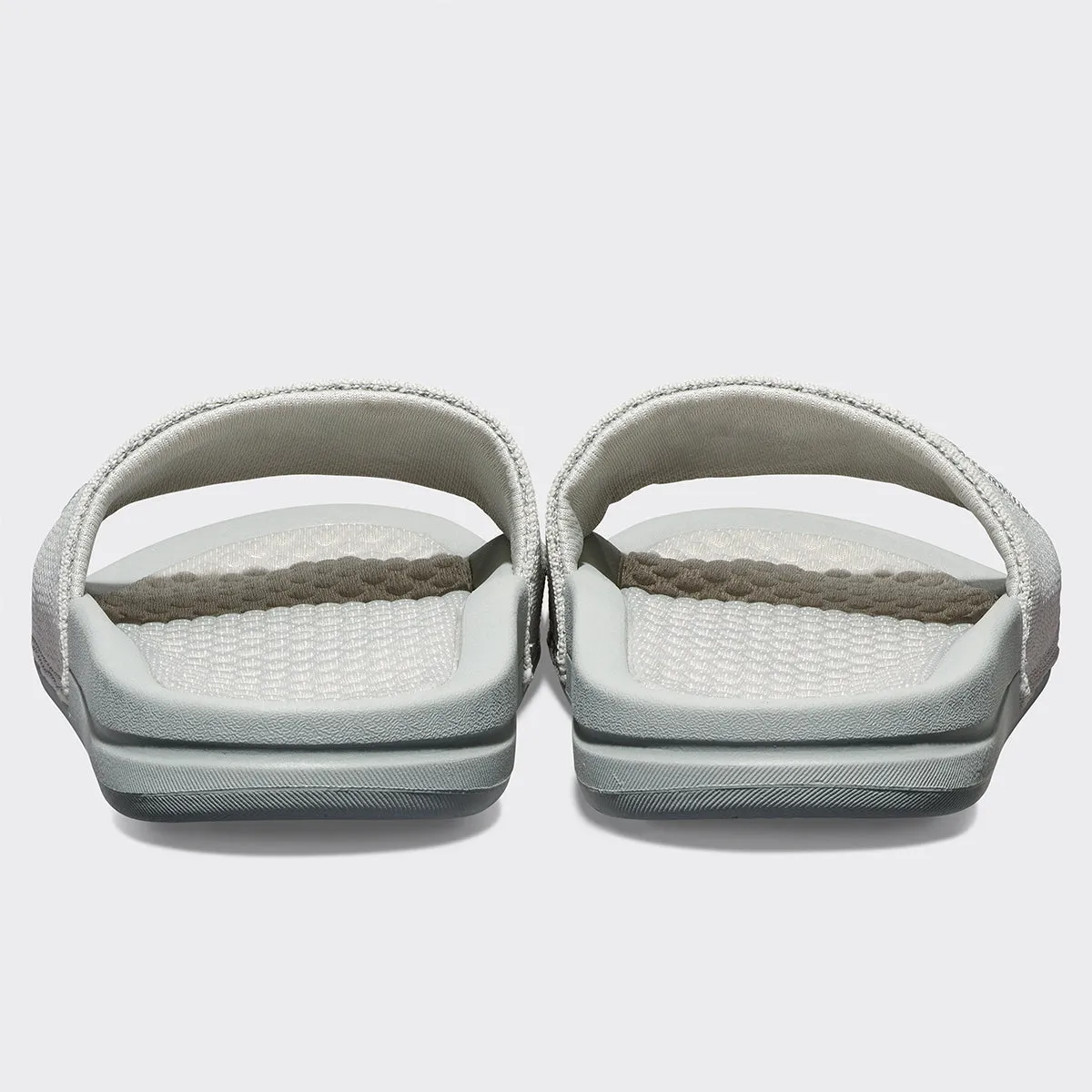Men's | Big Logo TechLoom Slide | Steel Grey / Reflective Silver