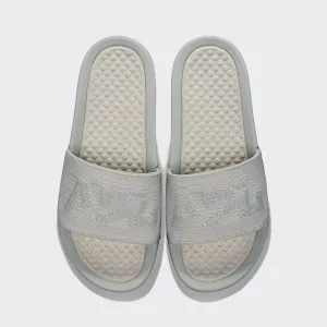 Men's | Big Logo TechLoom Slide | Steel Grey / Reflective Silver