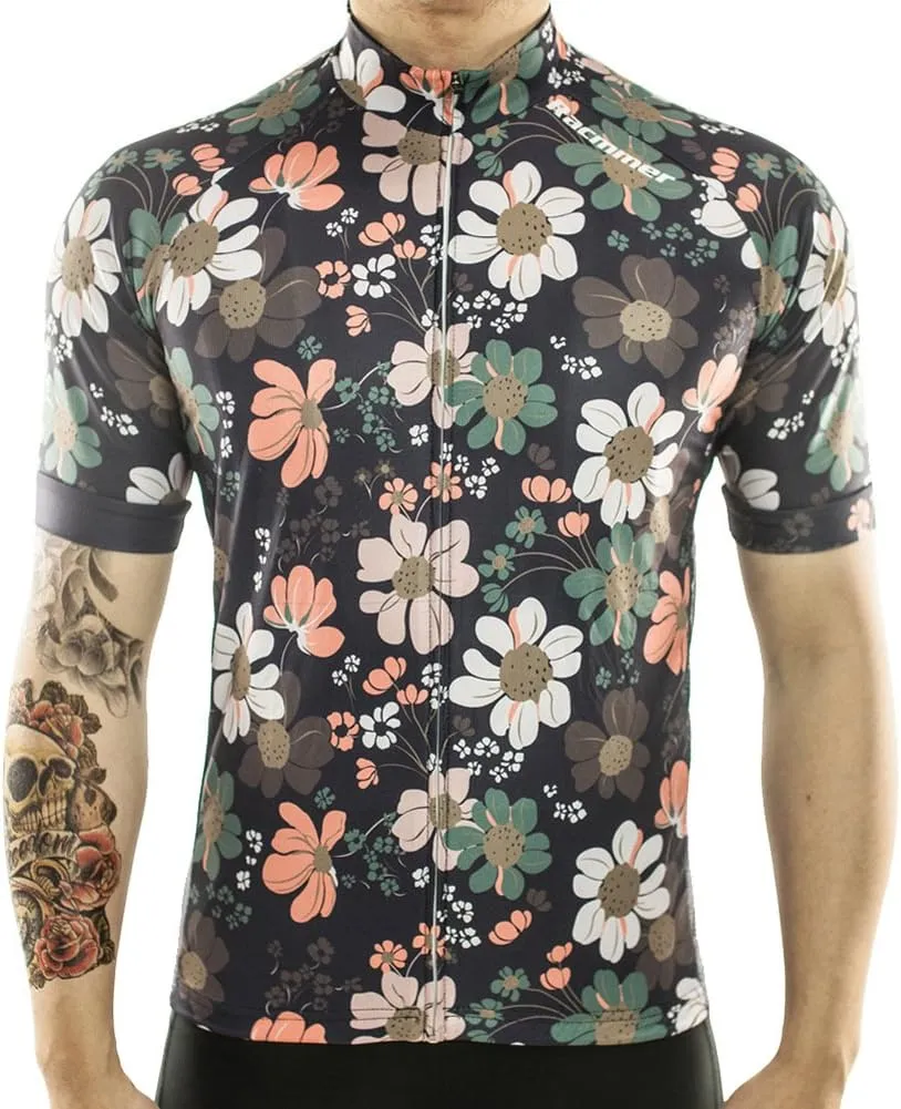 Mens Breathable Short Sleeve Cycling Jersey Ultra-Light Cycling Clothing