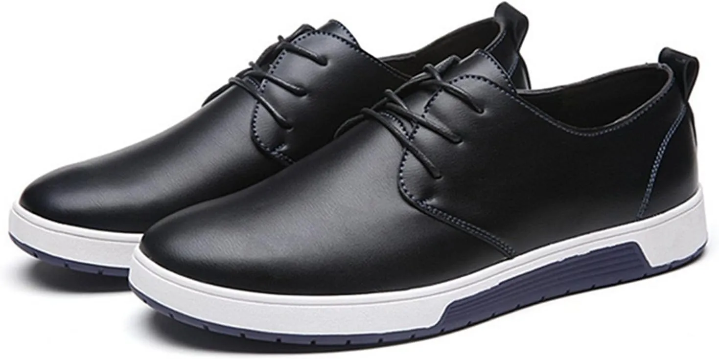 Men's Casual Oxford Shoes Breathable Flat Fashion Sneakers