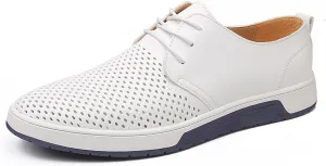 Men's Casual Oxford Shoes Breathable Flat Fashion Sneakers