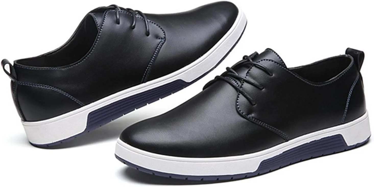 Men's Casual Oxford Shoes Breathable Flat Fashion Sneakers