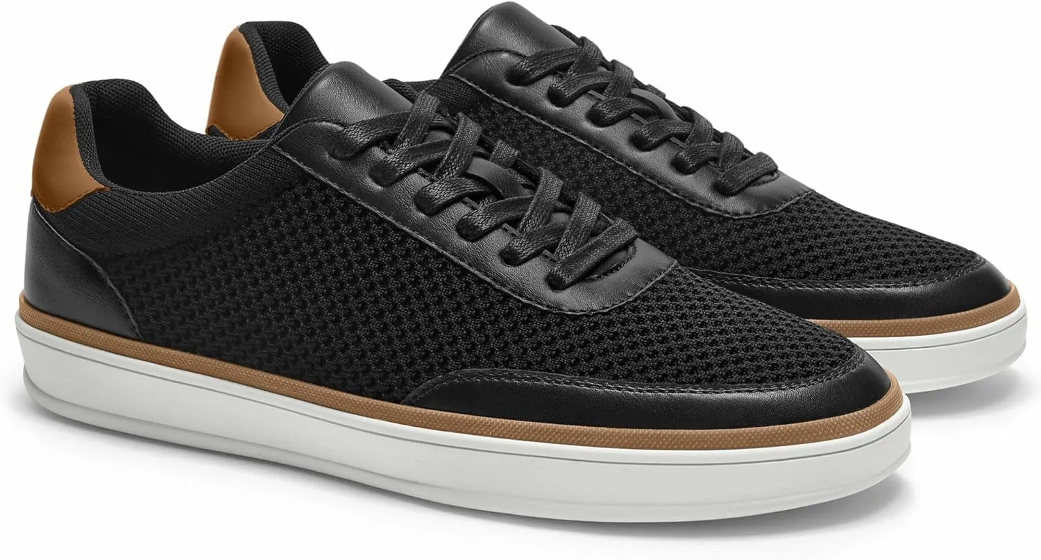 Mens Casual Shoes Breeze Mesh Dress Sneakers Lace-up Shoe Lightweight