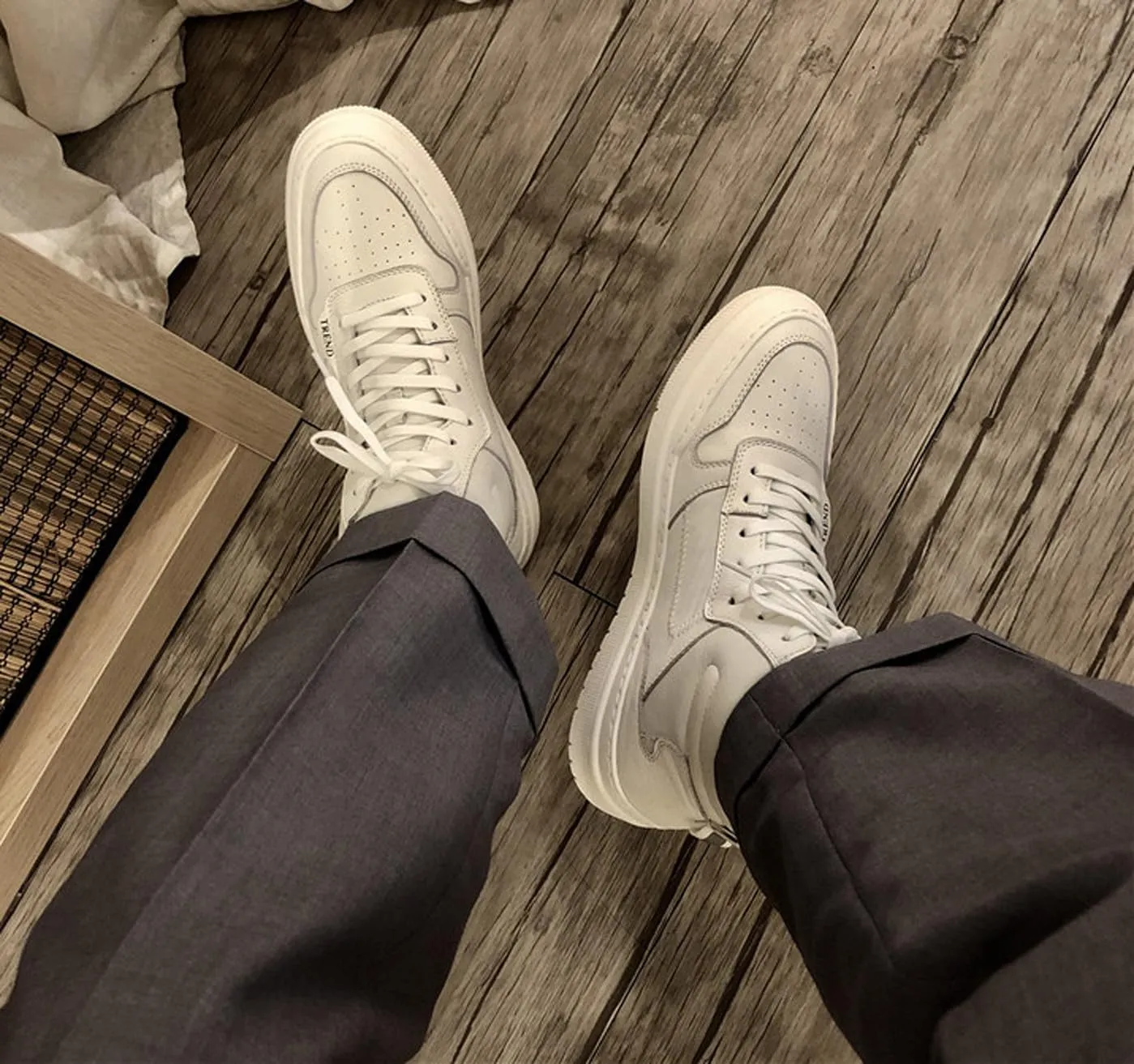 Mens Casual Shoes Genunie Leather Sneakers Comfort Walking Shoes Fashion Modern Breathable Crocodile Embossing Anti-Slip Soles Flat Derby for Men