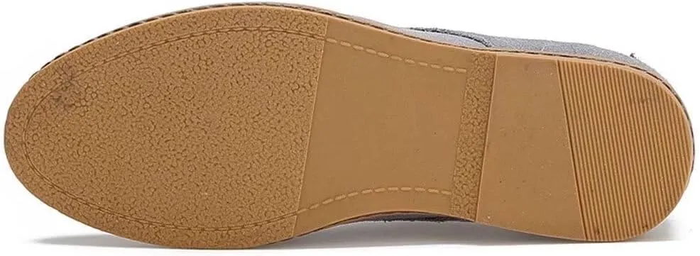 Men's Classic Leather Oxford Flat Heel Shoes