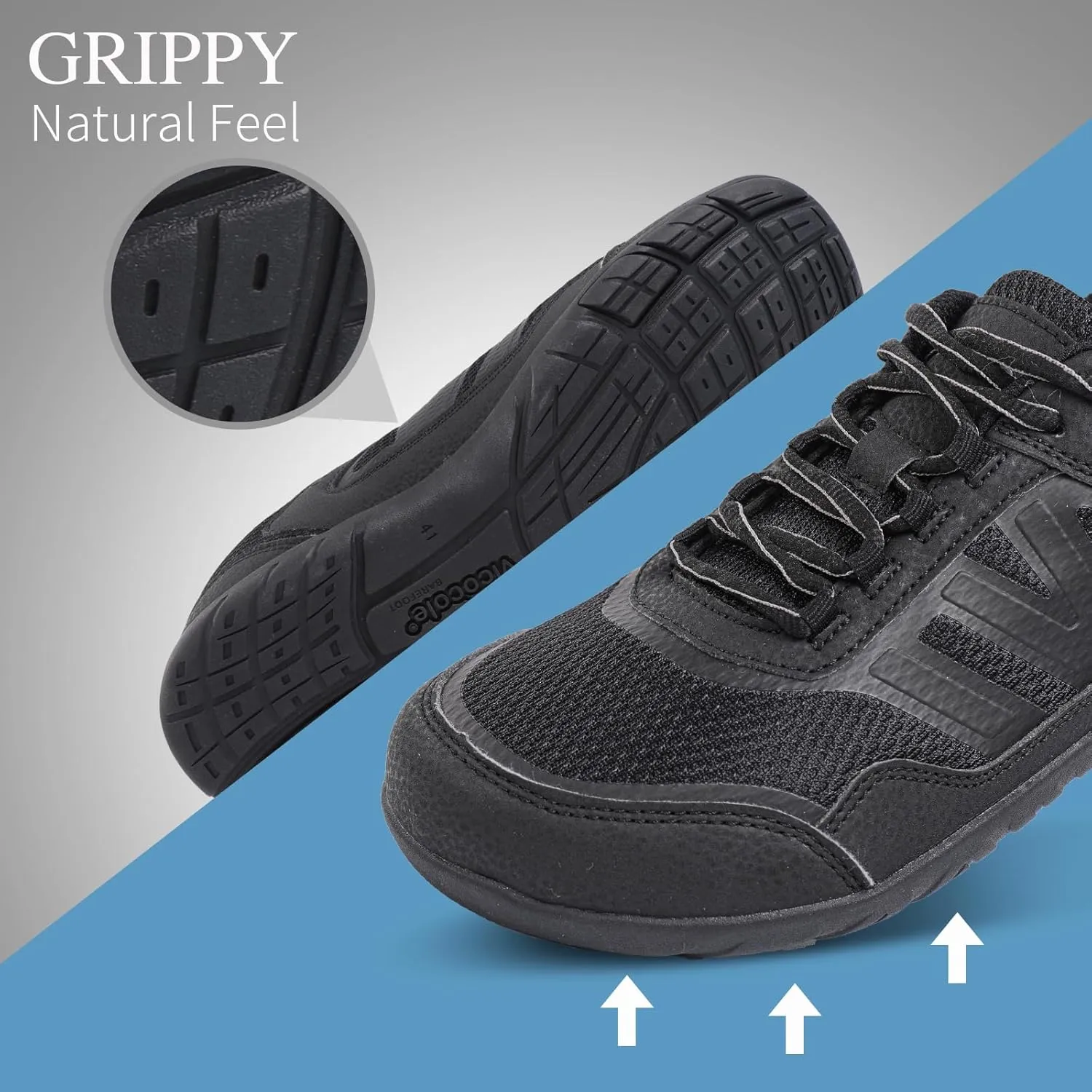Men's Cross Training Shoe - Speed Force Minimalist Running Shoe - Lightweight Barefoot