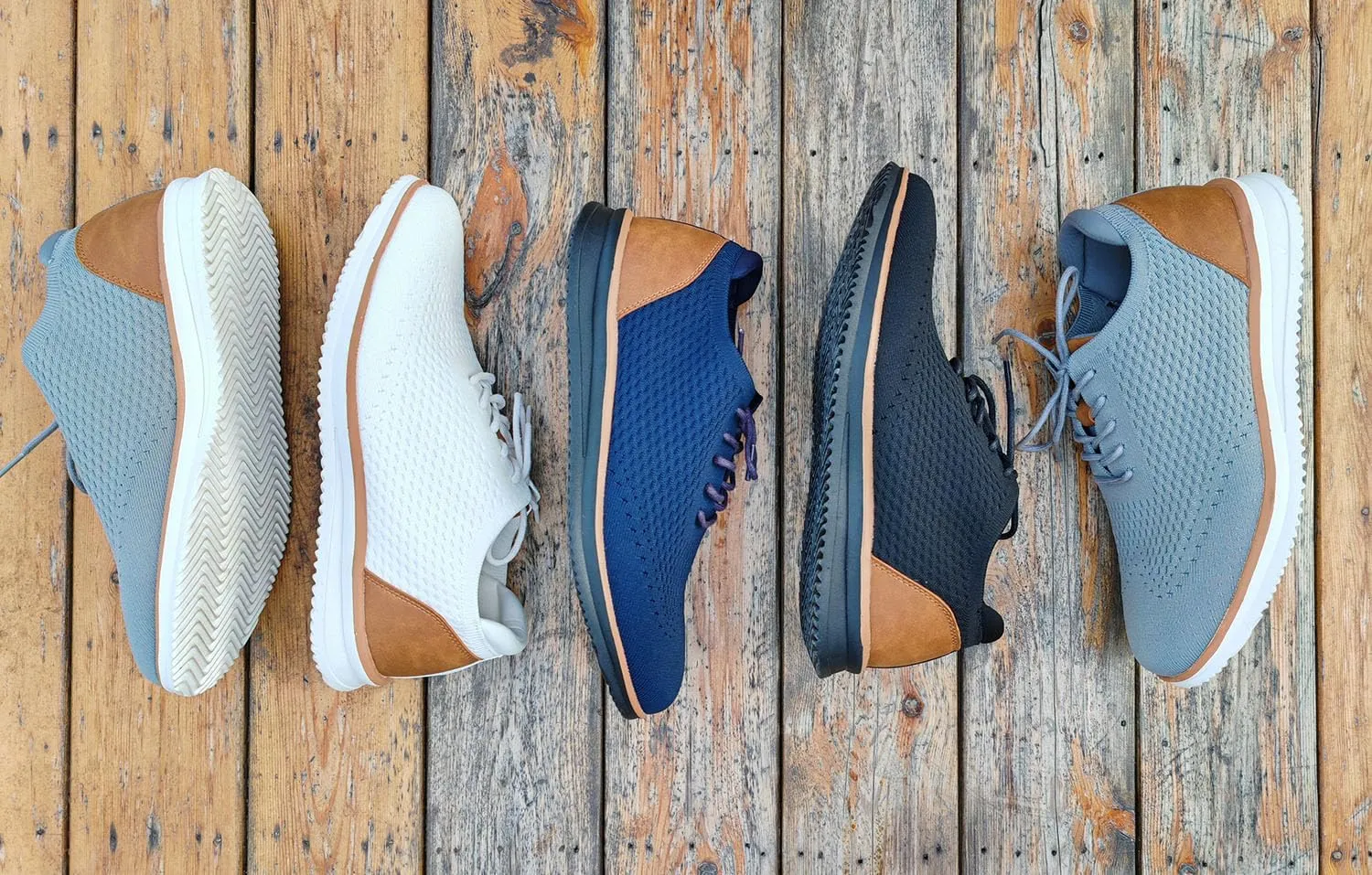 Men's Fashion Dress Sneakers Casual Walking Shoes Business Oxfords Mesh Comfortable Lightweight Breathable Tennis Lace-Up