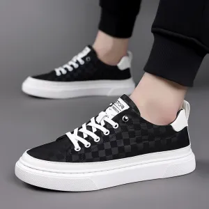 Men's Flat Casual Skateboard Sneakers (In Stock)