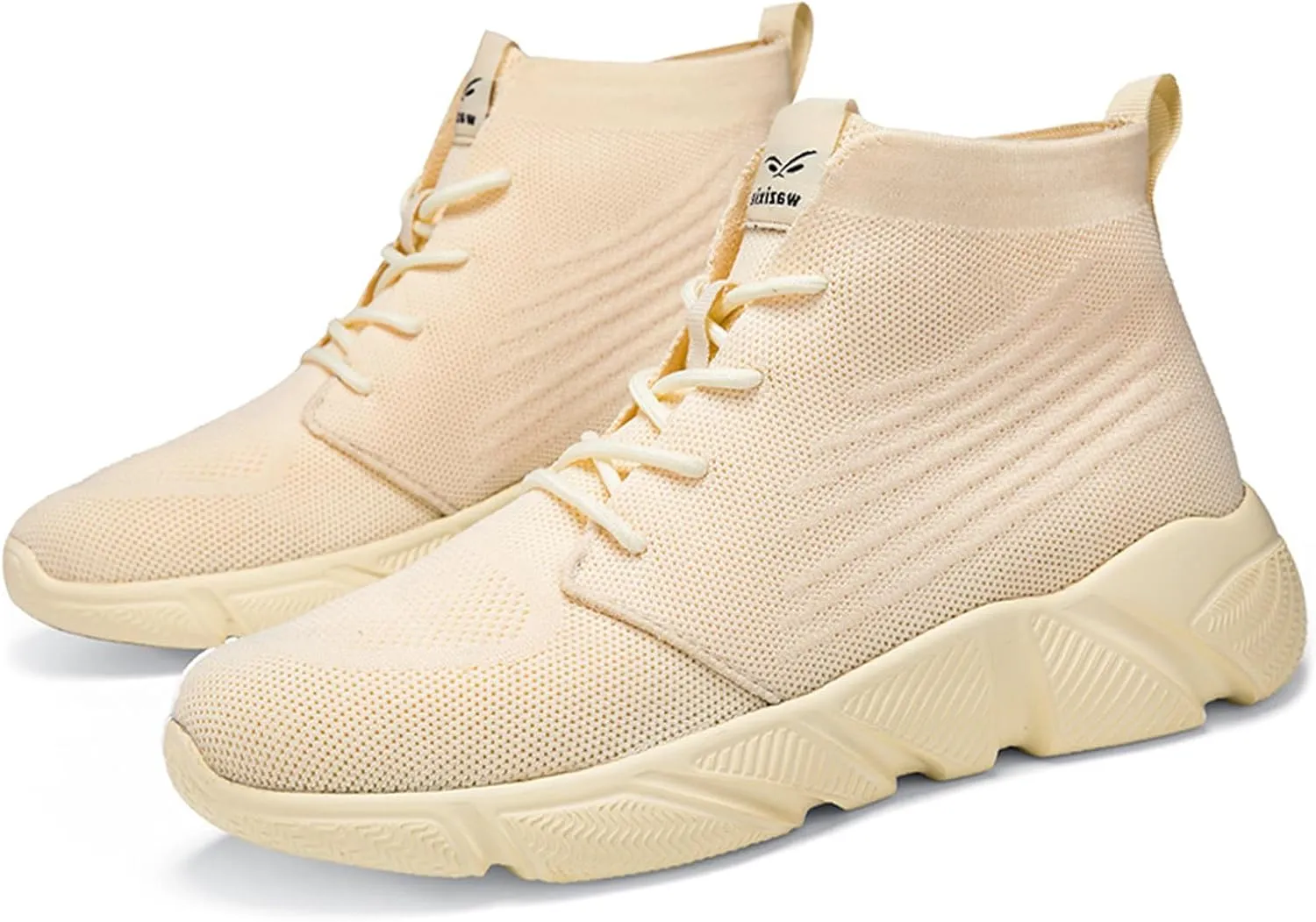 Men's High Top Breathable Sock Walking Shoes Casual Slip On Lightweight Soft Sole Fashion Sneakers Comfortable Work Gym Running Athletic Shoes