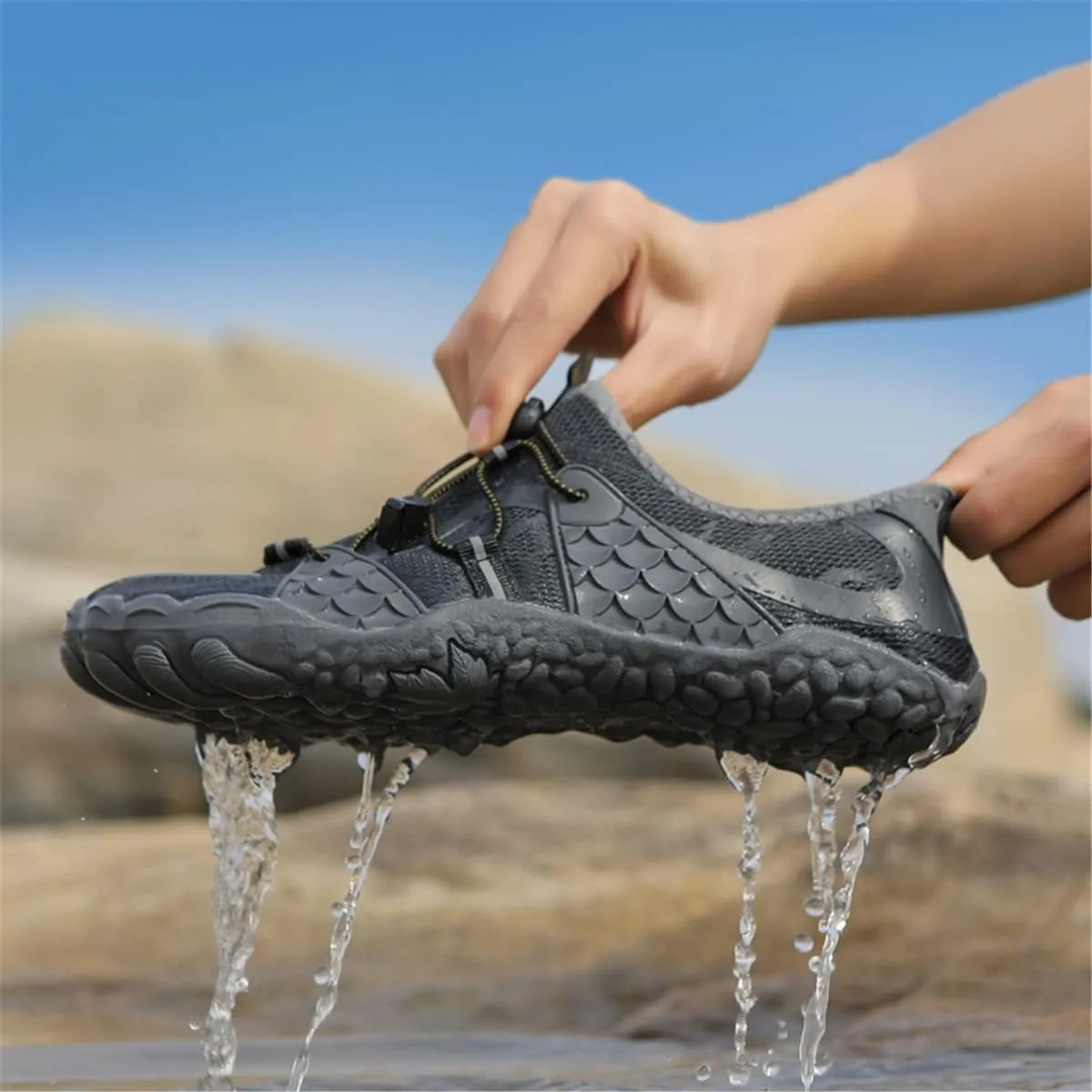 Men's Minimalist Barefoot Trail Running Water Shoes | Wide Toe Box | Nature Inspired