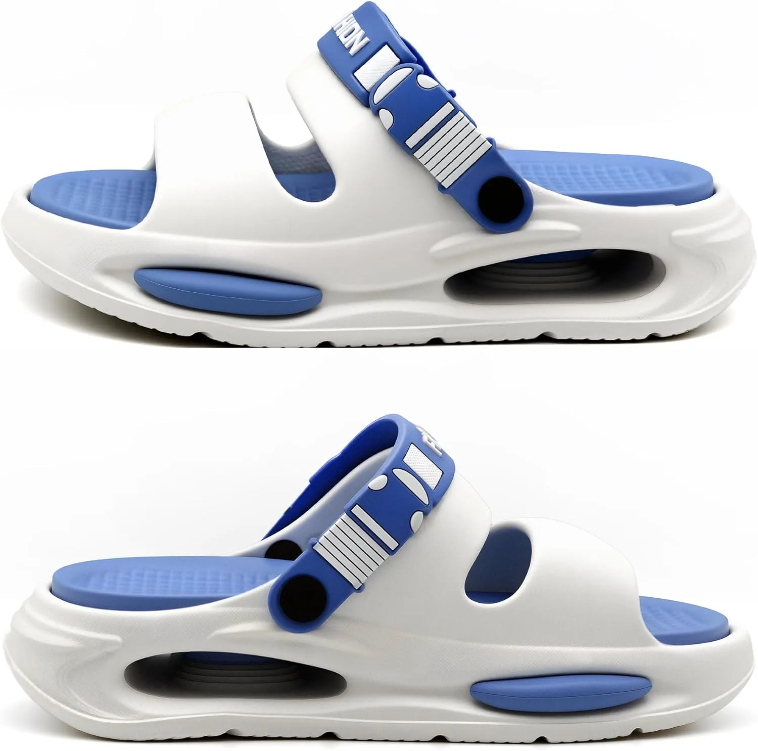 Men's Slide Sandals Indoor and Outdoor, Casual Slide Sandals for Men Spring Summer, Lightweight Comfortable Cushioned Open Toe Men’s Shoes