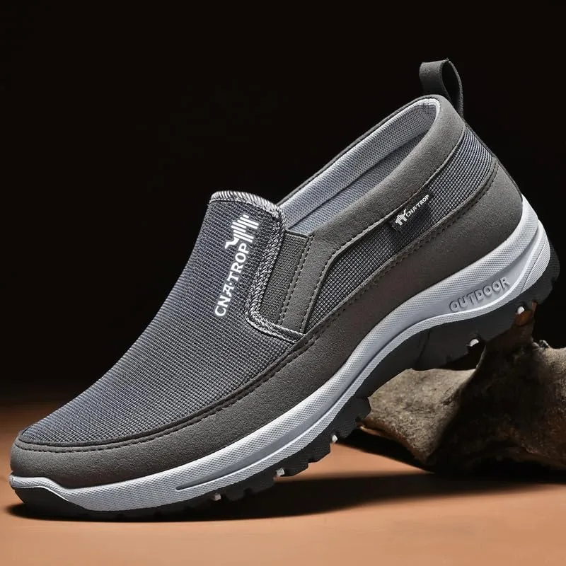 Men's Slip on Casual Shoes Lightweight Breathable Anti-Slip Walking Shoes, Outdoor Hiking Shoes