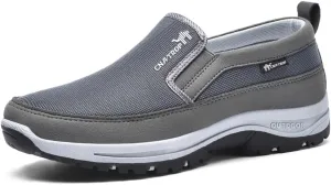 Men's Slip on Casual Shoes Lightweight Breathable Anti-Slip Walking Shoes, Outdoor Hiking Shoes