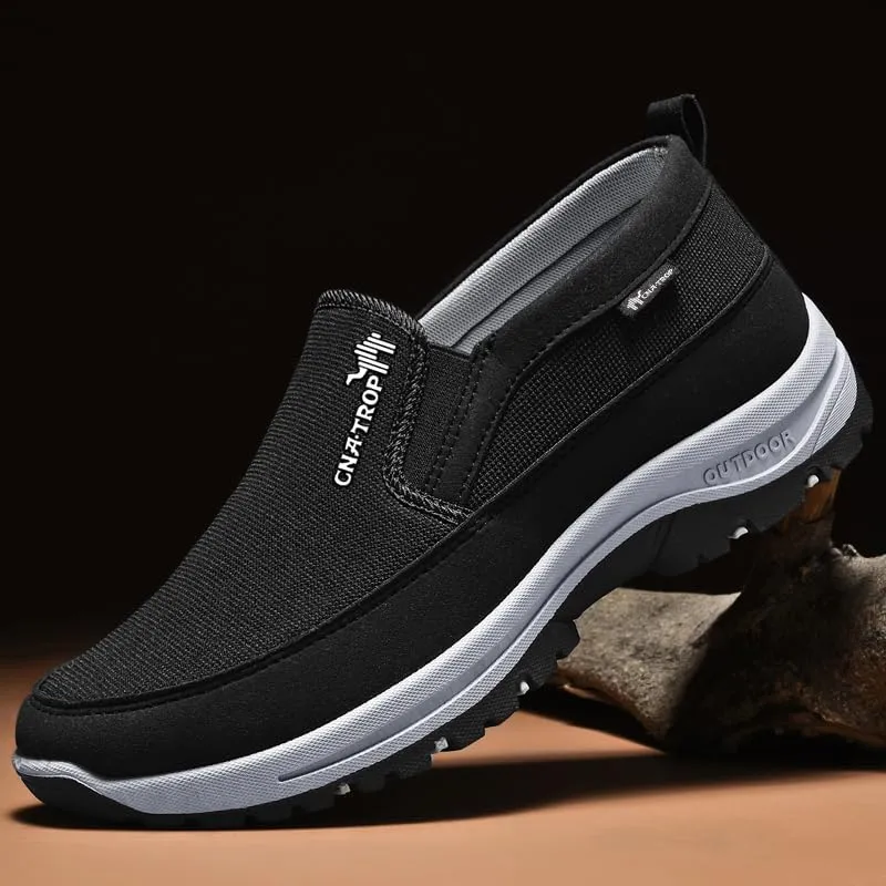 Men's Slip on Casual Shoes Lightweight Breathable Anti-Slip Walking Shoes, Outdoor Hiking Shoes