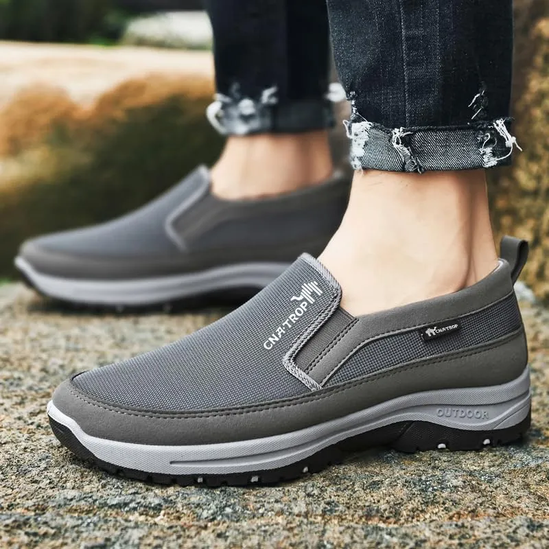 Men's Slip on Casual Shoes Lightweight Breathable Anti-Slip Walking Shoes, Outdoor Hiking Shoes