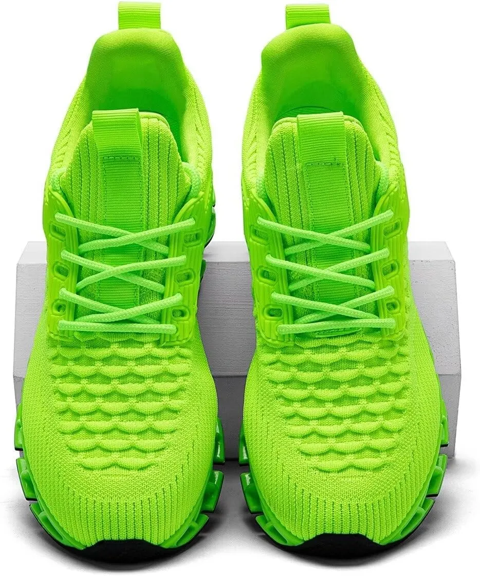 Mens Slip on Running Walking Shoes Blade Tennis Casual Fashion Sneakers Comfort Non Slip Work Sport Athletic Trainer