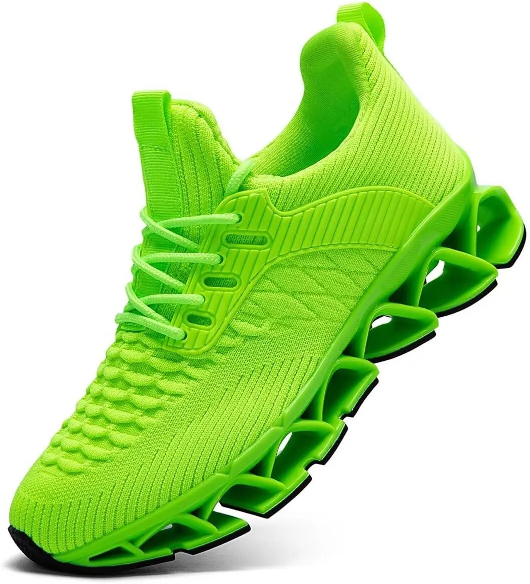 Mens Slip on Running Walking Shoes Blade Tennis Casual Fashion Sneakers Comfort Non Slip Work Sport Athletic Trainer
