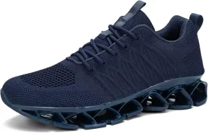 Mens Slip on Running Walking Shoes Blade Tennis Casual Fashion Sneakers Comfort Non Slip Work Sport Athletic Trainer