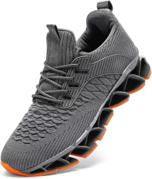 Mens Slip on Running Walking Shoes Blade Tennis Casual Fashion Sneakers Comfort Non Slip Work Sport Athletic Trainer