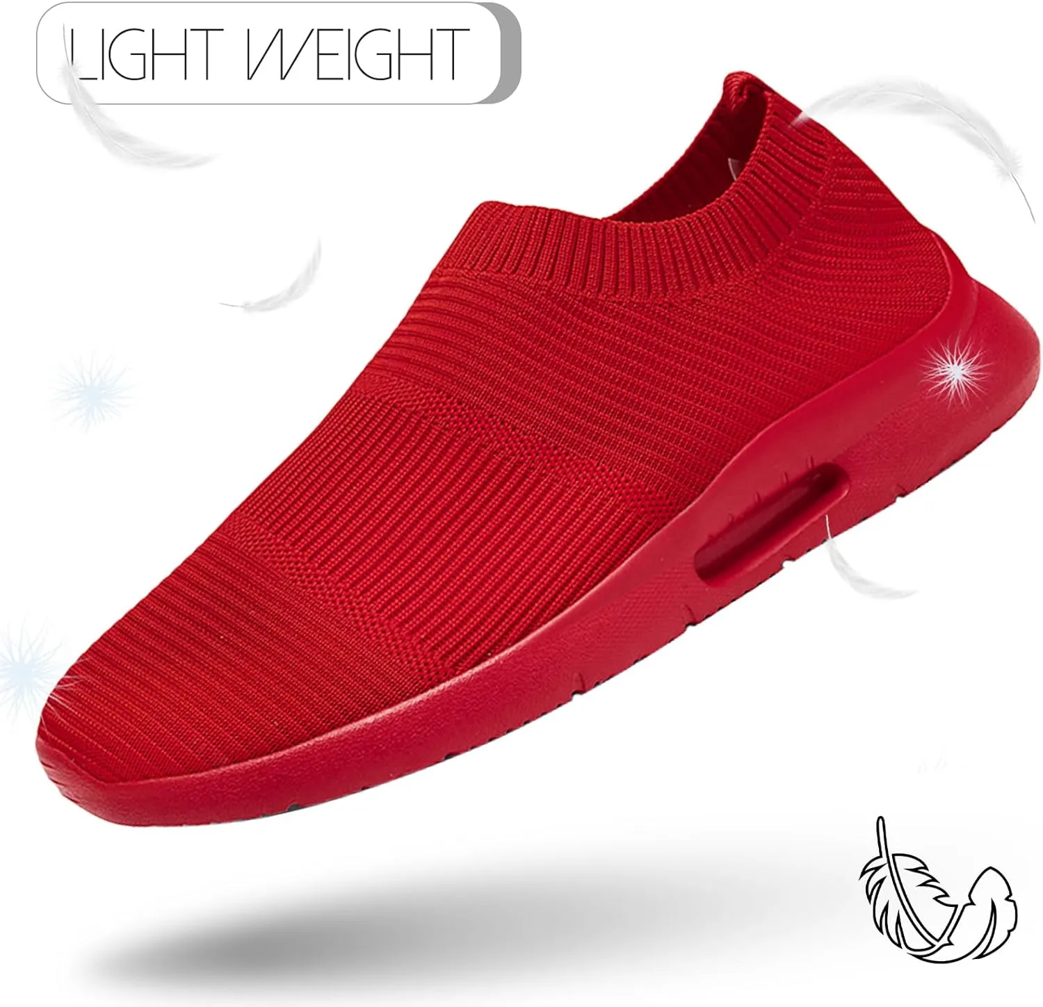 Mens Slip on Shoes Tennis Sports Sneakers Lightweight Casual Dress Summer Beach Slippers