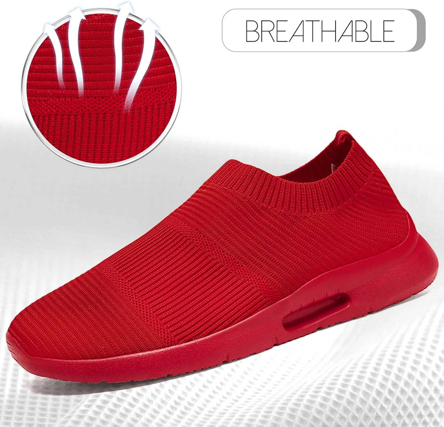 Mens Slip on Shoes Tennis Sports Sneakers Lightweight Casual Dress Summer Beach Slippers