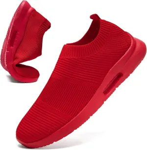 Mens Slip on Shoes Tennis Sports Sneakers Lightweight Casual Dress Summer Beach Slippers