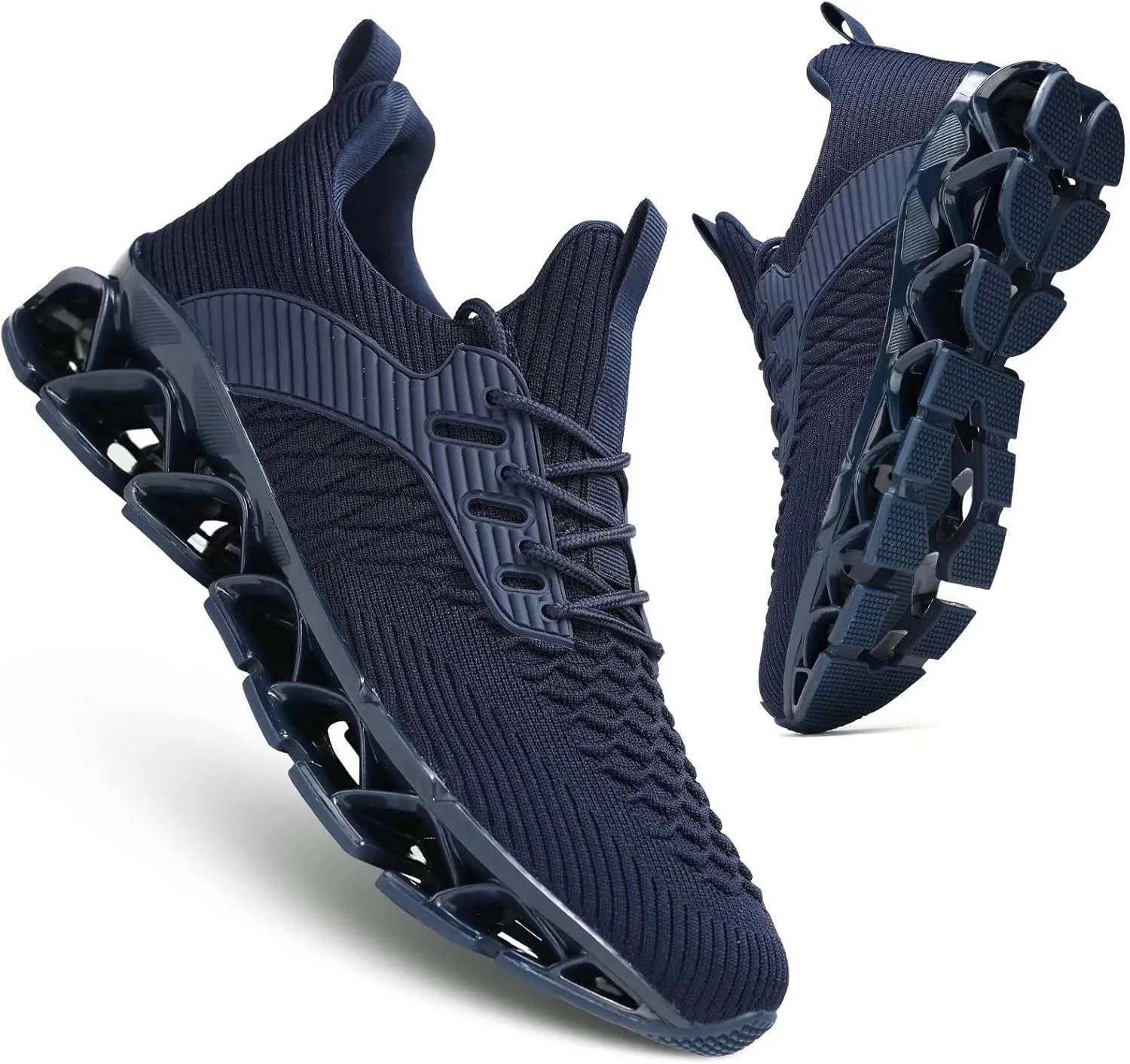 Men's Slip on Walking Running Shoes Blade Tennis Casual Fashion Sneakers Comfort Non Slip Work Sport Athletic Trainer