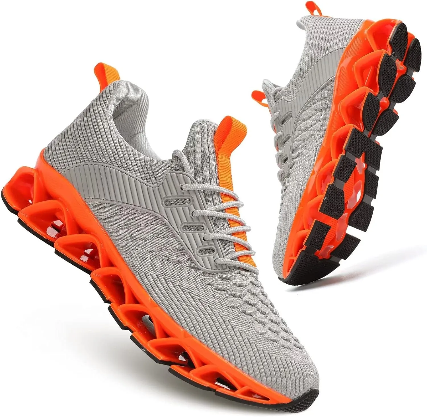 Men's Slip on Walking Running Shoes Blade Tennis Casual Fashion Sneakers Comfort Non Slip Work Sport Athletic Trainer