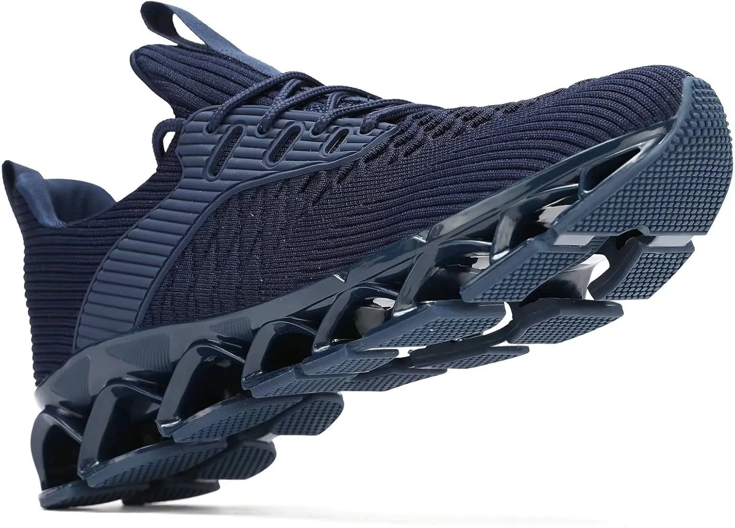 Men's Slip on Walking Running Shoes Blade Tennis Casual Fashion Sneakers Comfort Non Slip Work Sport Athletic Trainer
