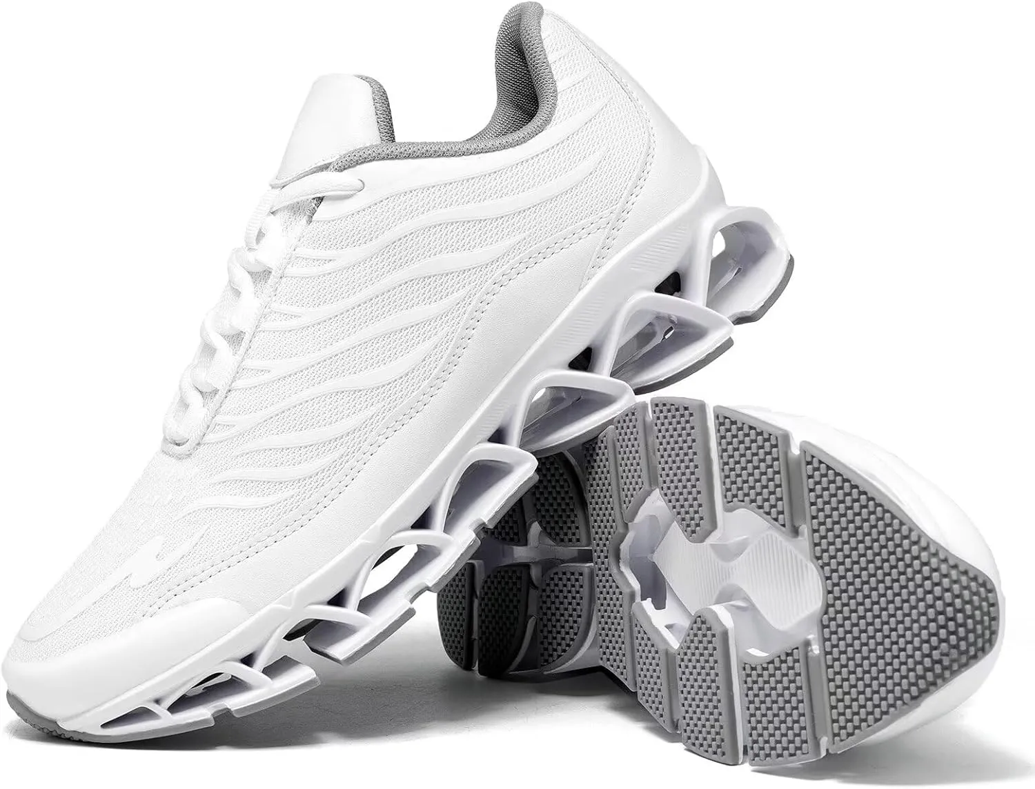 Mens Slip on Walking Running Shoes Blade Tennis Casual Fashion Sneakers Comfort Non Slip Work Sport Athletic Trainer
