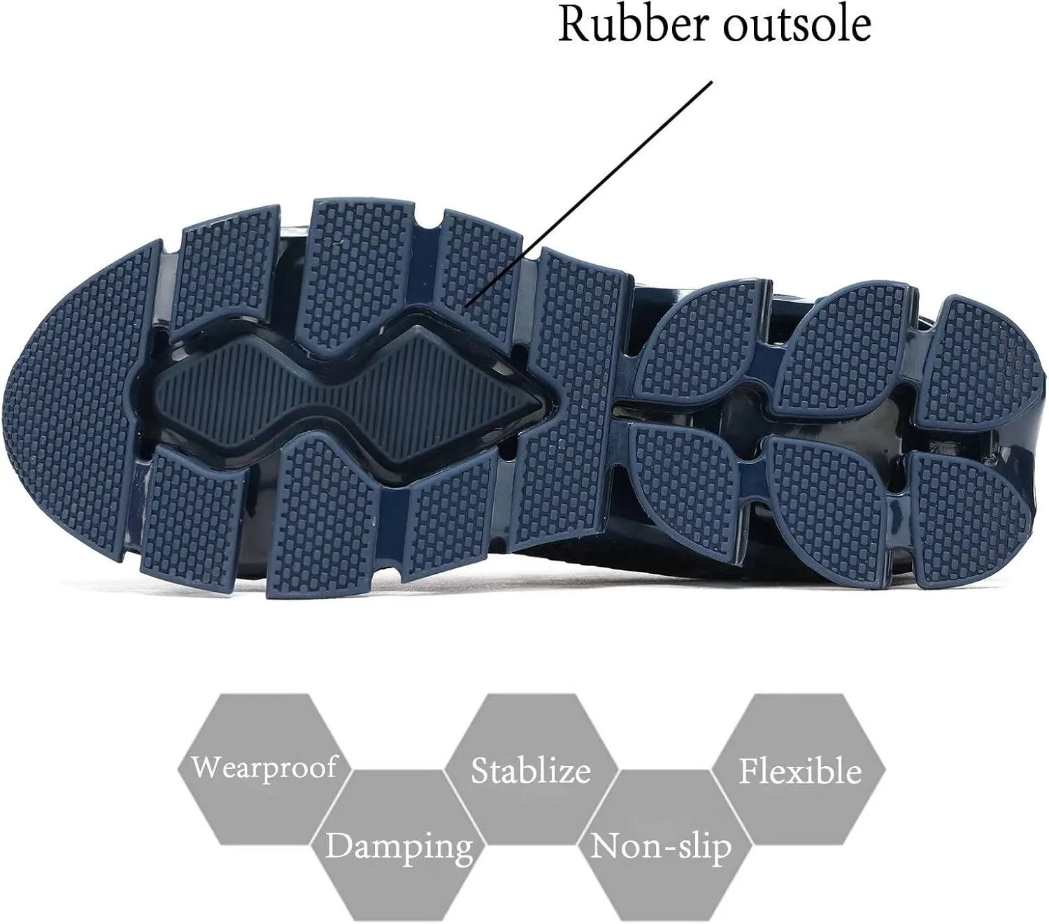 Men's Slip on Walking Running Shoes Blade Tennis Casual Fashion Sneakers Comfort Non Slip Work Sport Athletic Trainer