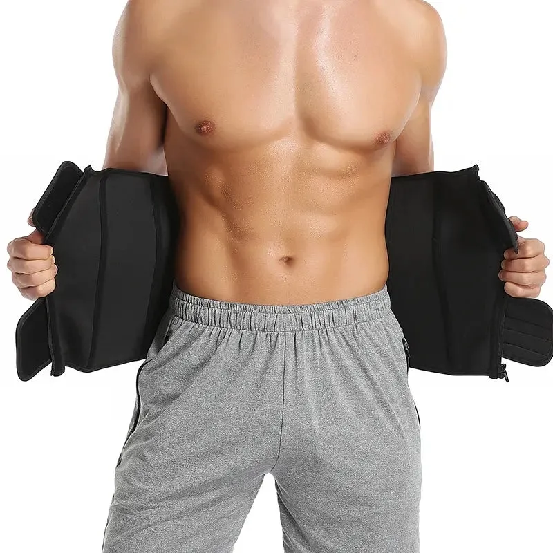 Men's Waist Trainer with Zipper