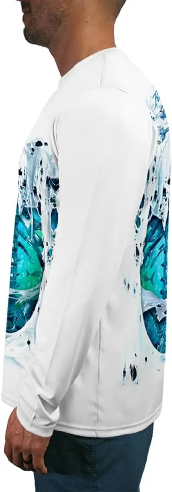 Men's Water Bones UV Long Sleeve Fishing Shirt