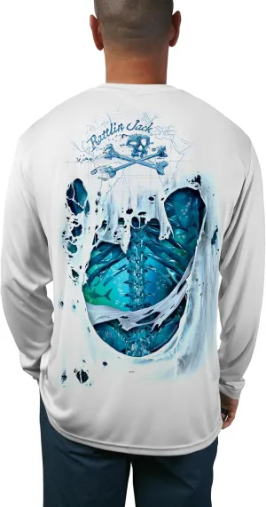 Men's Water Bones UV Long Sleeve Fishing Shirt