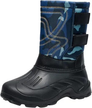 Men's Water Proof Insulated Snow Boots Cold Proof Mid Calf Boots Comfort Non Slip Winter Boots Warm Booties