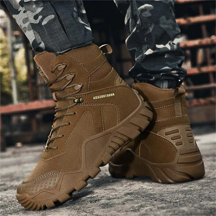 Men's Waterproof Anti-Slip Outdoor Tactical Hiking Boots