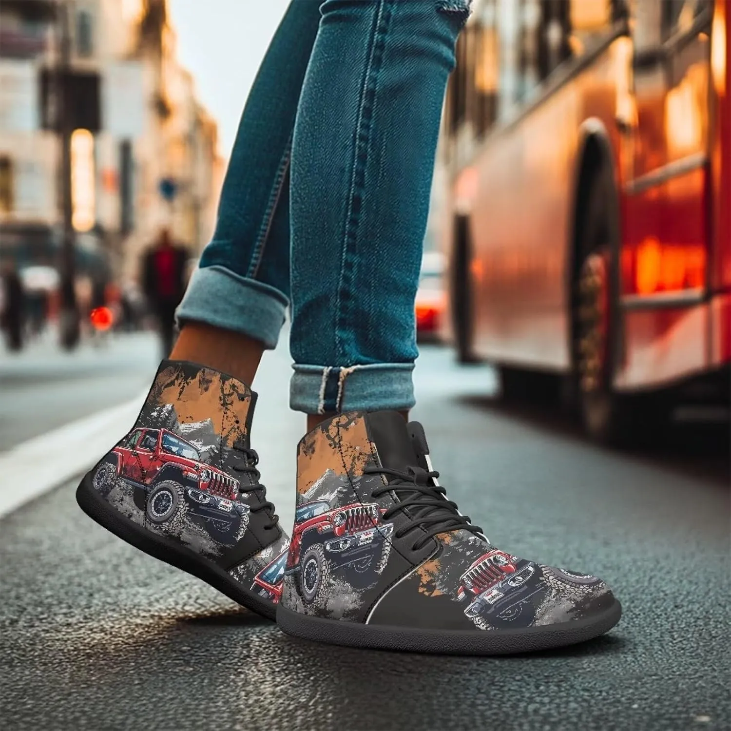 Mens Wide Barefoot Shoes Lightweight Non Slip Walking Shoe Zero Drop High Top Casual Flat Sneakers for Travel Work Size 5-14