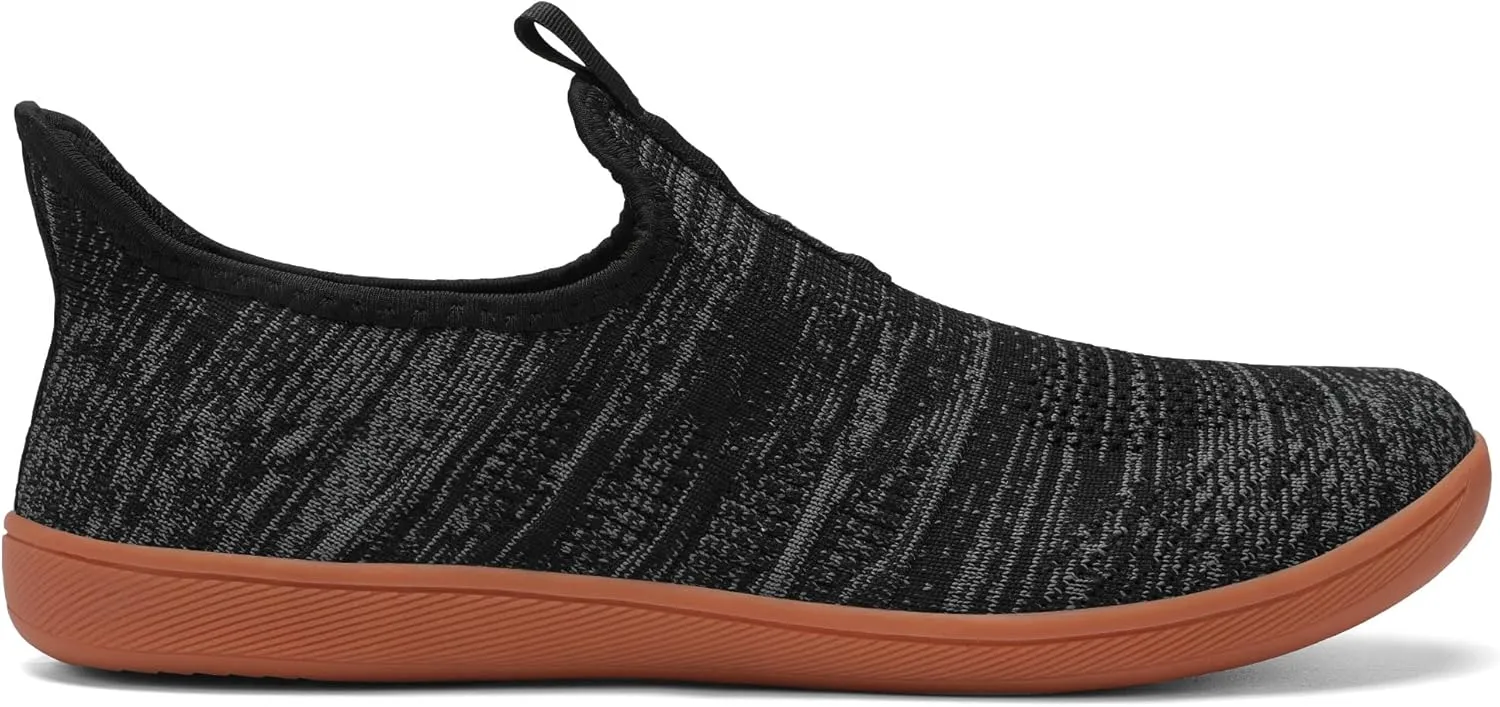 Men's Wide Slip On Minimalist Barefoot Walking Shoes Cross-Trainer Sneaker Lightweight Breathable Trail Running
