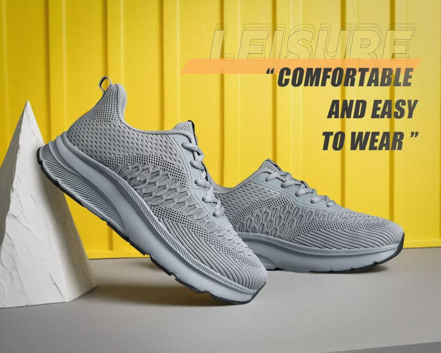 Men's Wide Toe Walking Shoes Casual Trail Running Sneakers Cross-Trainer Tennis Non Slip Athletic Gym Workout Soft Sole