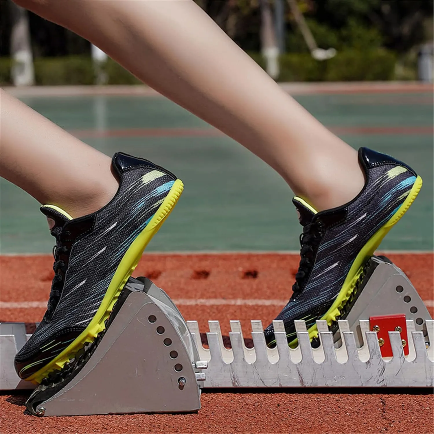 Men's Women's Track and Field Shoes Athletic Shoes Spiked Shoes Short Distance Running Shoes competitions Jumping Professional Shoes