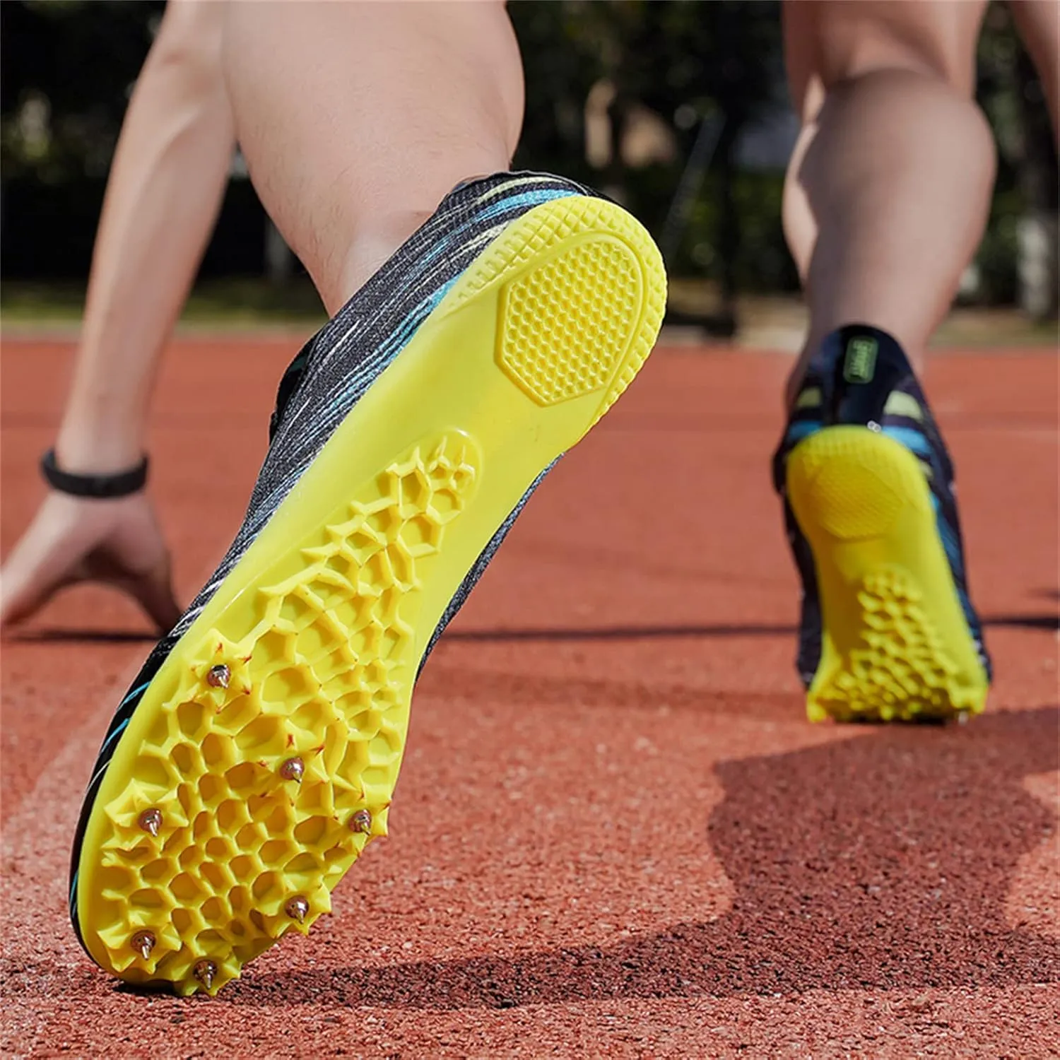 Men's Women's Track and Field Shoes Athletic Shoes Spiked Shoes Short Distance Running Shoes competitions Jumping Professional Shoes