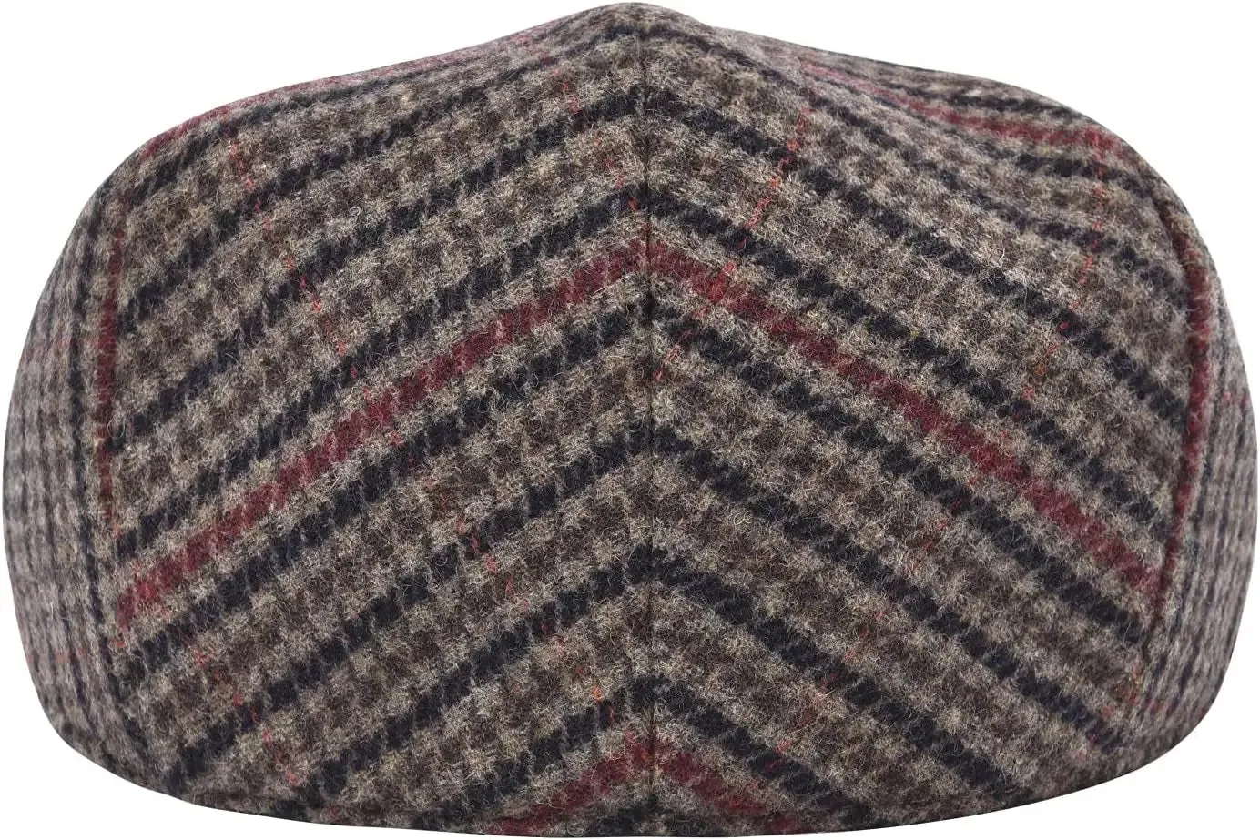 Mens Wool Flat Cap-Ivy Tweed
