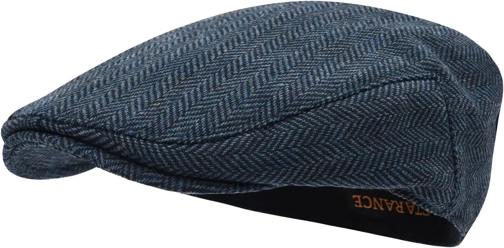 Mens Wool Flat Cap-Ivy Tweed