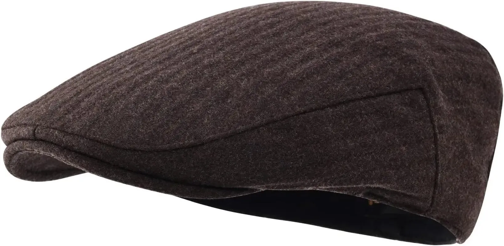 Mens Wool Flat Cap-Ivy Tweed