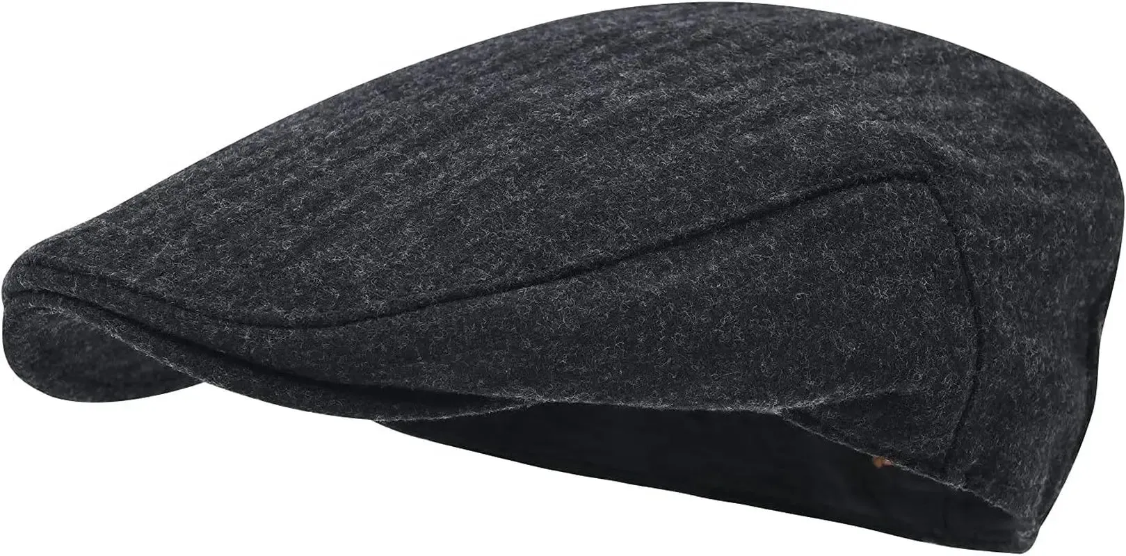 Mens Wool Flat Cap-Ivy Tweed