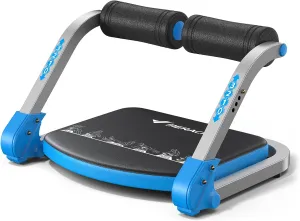 MERACH Ab Machine for Stomach Workout, Ab Crunch Machine with 3 Adjustable Resistance and Automatic Rebound, Sit Up Machine with 330 LBS Weight Capacity, Ab Workout Equipment for Home Exercise