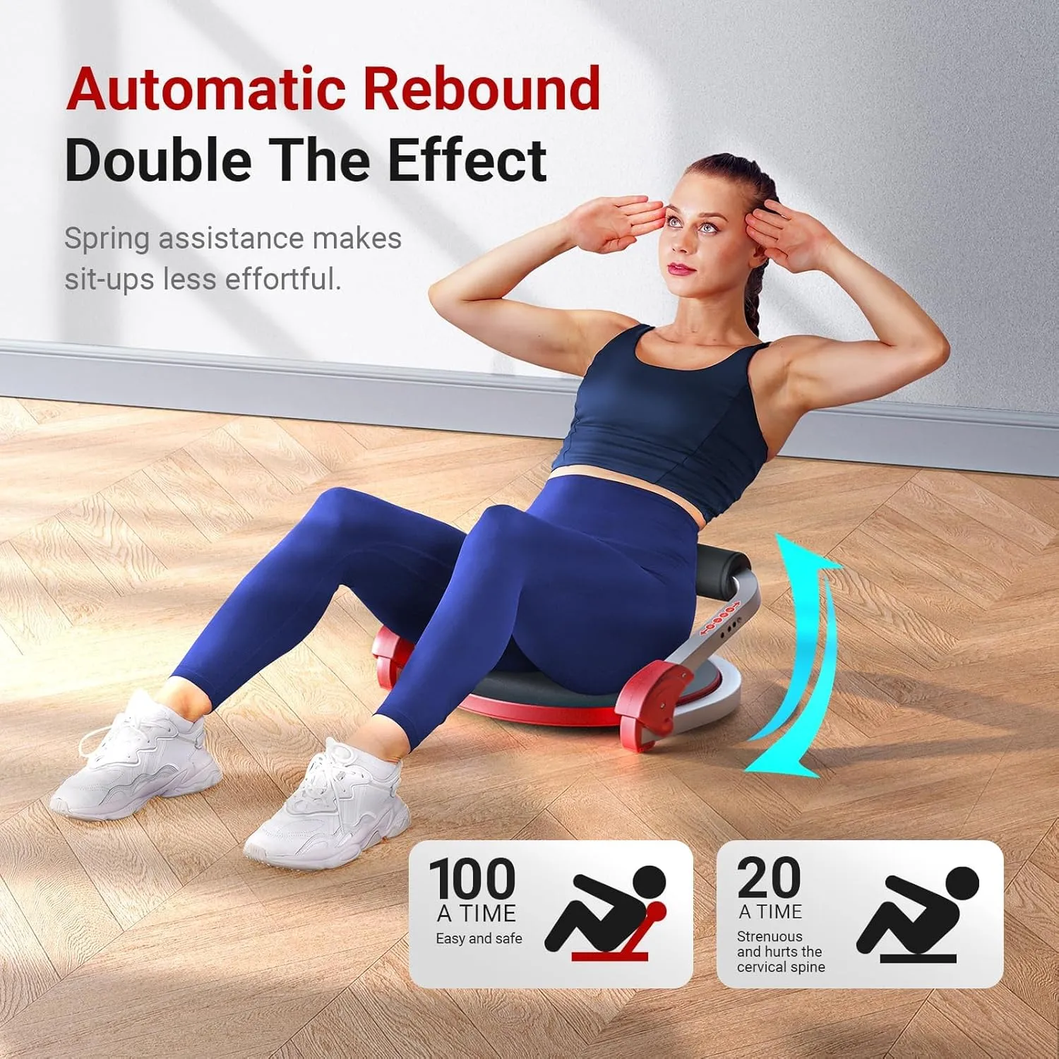MERACH Ab Machine for Stomach Workout, Ab Crunch Machine with 3 Adjustable Resistance and Automatic Rebound, Sit Up Machine with 330 LBS Weight Capacity, Ab Workout Equipment for Home Exercise